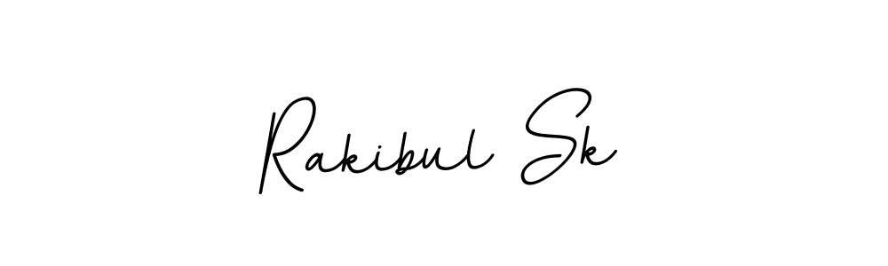 Design your own signature with our free online signature maker. With this signature software, you can create a handwritten (BallpointsItalic-DORy9) signature for name Rakibul Sk. Rakibul Sk signature style 11 images and pictures png