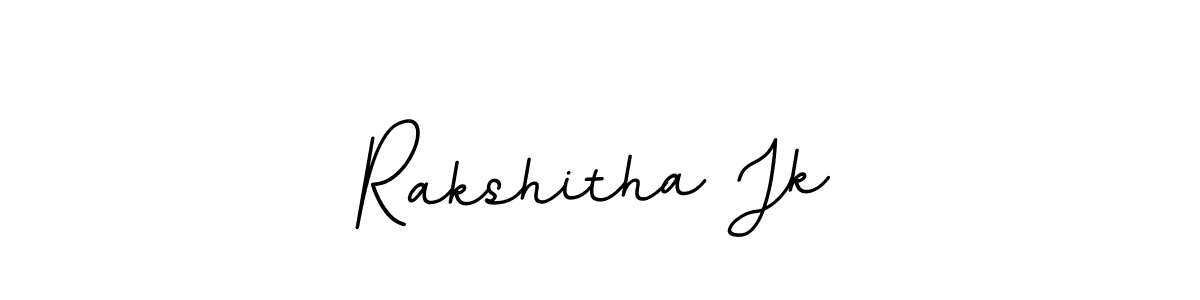 You should practise on your own different ways (BallpointsItalic-DORy9) to write your name (Rakshitha Jk) in signature. don't let someone else do it for you. Rakshitha Jk signature style 11 images and pictures png