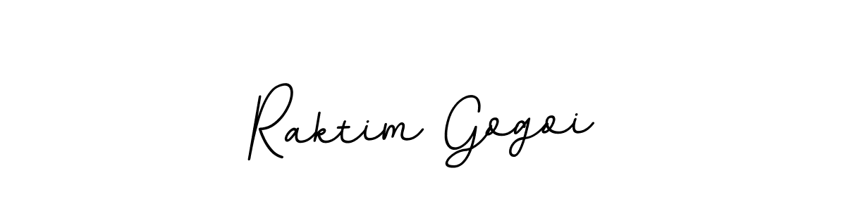 Use a signature maker to create a handwritten signature online. With this signature software, you can design (BallpointsItalic-DORy9) your own signature for name Raktim Gogoi. Raktim Gogoi signature style 11 images and pictures png