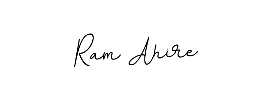 You should practise on your own different ways (BallpointsItalic-DORy9) to write your name (Ram Ahire) in signature. don't let someone else do it for you. Ram Ahire signature style 11 images and pictures png