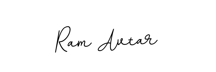 Make a beautiful signature design for name Ram Avtar. With this signature (BallpointsItalic-DORy9) style, you can create a handwritten signature for free. Ram Avtar signature style 11 images and pictures png