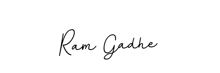 Use a signature maker to create a handwritten signature online. With this signature software, you can design (BallpointsItalic-DORy9) your own signature for name Ram Gadhe. Ram Gadhe signature style 11 images and pictures png