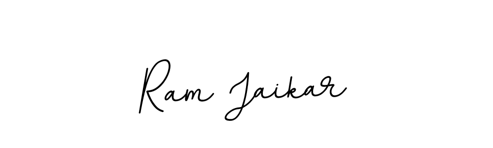 You should practise on your own different ways (BallpointsItalic-DORy9) to write your name (Ram Jaikar) in signature. don't let someone else do it for you. Ram Jaikar signature style 11 images and pictures png