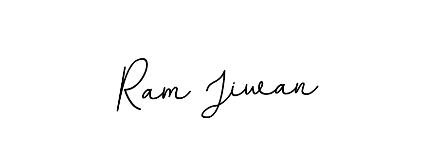 Create a beautiful signature design for name Ram Jiwan. With this signature (BallpointsItalic-DORy9) fonts, you can make a handwritten signature for free. Ram Jiwan signature style 11 images and pictures png