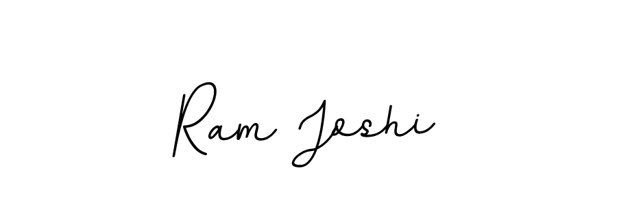 Make a beautiful signature design for name Ram Joshi. With this signature (BallpointsItalic-DORy9) style, you can create a handwritten signature for free. Ram Joshi signature style 11 images and pictures png