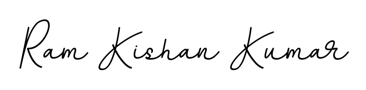 The BallpointsItalic-DORy9 signature style provides a bold statement for name Ram Kishan Kumar. Designed for business owners, executives, and leaders. Ram Kishan Kumar signature style 11 images and pictures png