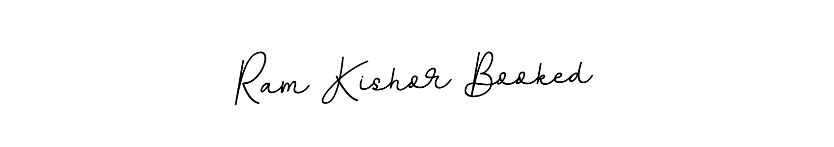 The best way (BallpointsItalic-DORy9) to make a short signature is to pick only two or three words in your name. The name Ram Kishor Booked include a total of six letters. For converting this name. Ram Kishor Booked signature style 11 images and pictures png