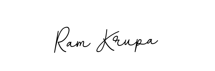 Create a beautiful signature design for name Ram Krupa. With this signature (BallpointsItalic-DORy9) fonts, you can make a handwritten signature for free. Ram Krupa signature style 11 images and pictures png