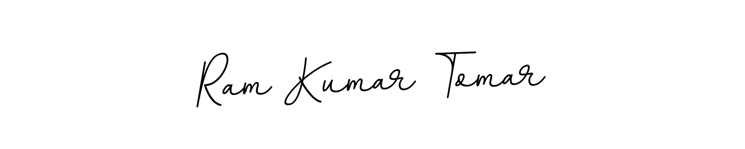 Make a beautiful signature design for name Ram Kumar Tomar. With this signature (BallpointsItalic-DORy9) style, you can create a handwritten signature for free. Ram Kumar Tomar signature style 11 images and pictures png