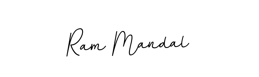 Use a signature maker to create a handwritten signature online. With this signature software, you can design (BallpointsItalic-DORy9) your own signature for name Ram Mandal. Ram Mandal signature style 11 images and pictures png