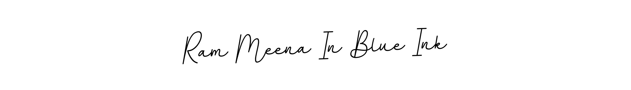 Also You can easily find your signature by using the search form. We will create Ram Meena In Blue Ink name handwritten signature images for you free of cost using BallpointsItalic-DORy9 sign style. Ram Meena In Blue Ink signature style 11 images and pictures png