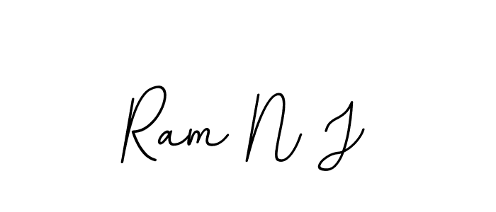 BallpointsItalic-DORy9 is a professional signature style that is perfect for those who want to add a touch of class to their signature. It is also a great choice for those who want to make their signature more unique. Get Ram N J name to fancy signature for free. Ram N J signature style 11 images and pictures png