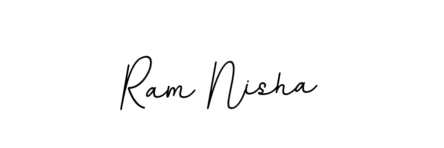 BallpointsItalic-DORy9 is a professional signature style that is perfect for those who want to add a touch of class to their signature. It is also a great choice for those who want to make their signature more unique. Get Ram Nisha name to fancy signature for free. Ram Nisha signature style 11 images and pictures png