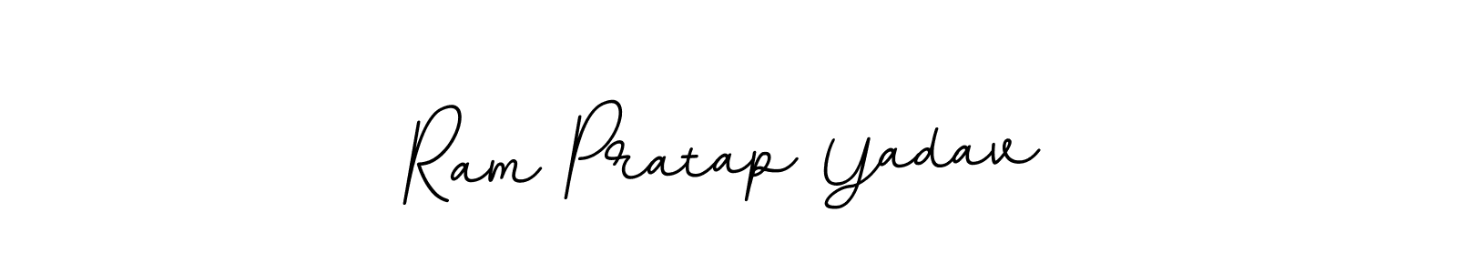 The best way (BallpointsItalic-DORy9) to make a short signature is to pick only two or three words in your name. The name Ram Pratap Yadav include a total of six letters. For converting this name. Ram Pratap Yadav signature style 11 images and pictures png