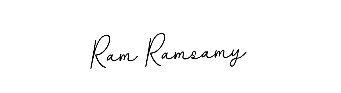 You should practise on your own different ways (BallpointsItalic-DORy9) to write your name (Ram Ramsamy) in signature. don't let someone else do it for you. Ram Ramsamy signature style 11 images and pictures png