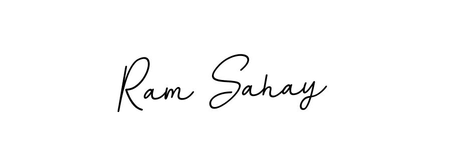 You should practise on your own different ways (BallpointsItalic-DORy9) to write your name (Ram Sahay) in signature. don't let someone else do it for you. Ram Sahay signature style 11 images and pictures png