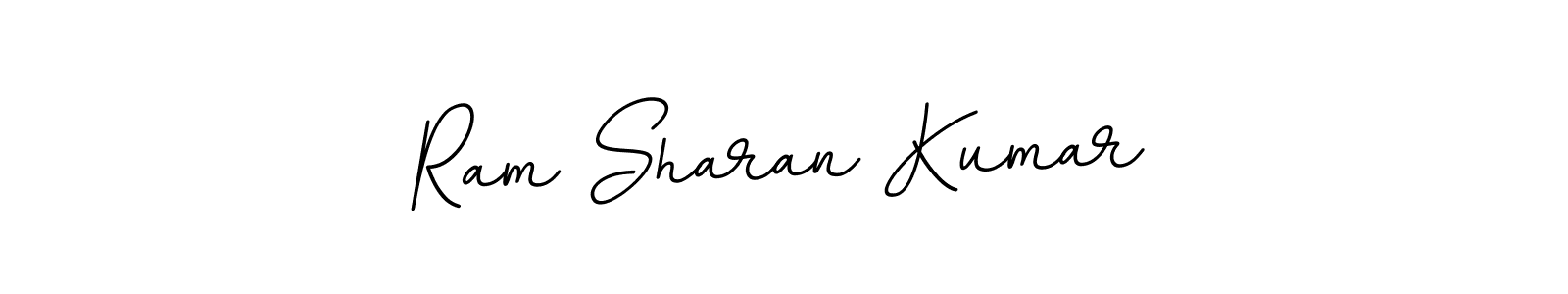 How to make Ram Sharan Kumar name signature. Use BallpointsItalic-DORy9 style for creating short signs online. This is the latest handwritten sign. Ram Sharan Kumar signature style 11 images and pictures png