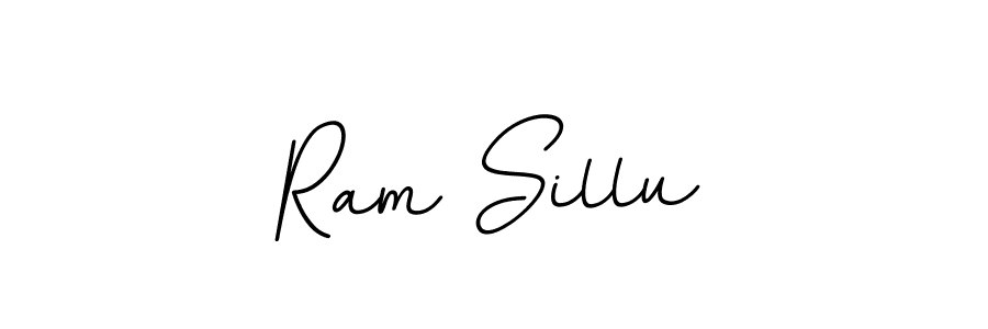 You should practise on your own different ways (BallpointsItalic-DORy9) to write your name (Ram Sillu) in signature. don't let someone else do it for you. Ram Sillu signature style 11 images and pictures png