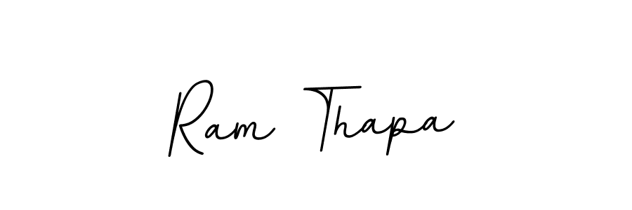 if you are searching for the best signature style for your name Ram Thapa. so please give up your signature search. here we have designed multiple signature styles  using BallpointsItalic-DORy9. Ram Thapa signature style 11 images and pictures png