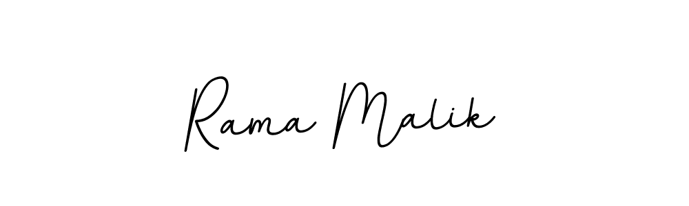 How to make Rama Malik name signature. Use BallpointsItalic-DORy9 style for creating short signs online. This is the latest handwritten sign. Rama Malik signature style 11 images and pictures png