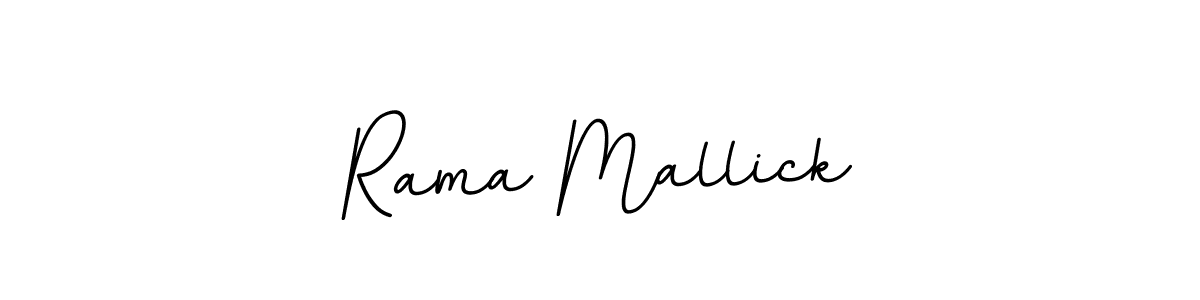 Rama Mallick stylish signature style. Best Handwritten Sign (BallpointsItalic-DORy9) for my name. Handwritten Signature Collection Ideas for my name Rama Mallick. Rama Mallick signature style 11 images and pictures png