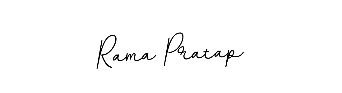 How to make Rama Pratap name signature. Use BallpointsItalic-DORy9 style for creating short signs online. This is the latest handwritten sign. Rama Pratap signature style 11 images and pictures png