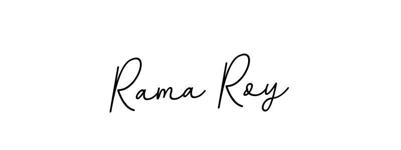 The best way (BallpointsItalic-DORy9) to make a short signature is to pick only two or three words in your name. The name Rama Roy include a total of six letters. For converting this name. Rama Roy signature style 11 images and pictures png