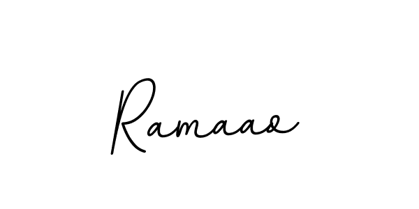 Make a beautiful signature design for name Ramaao. With this signature (BallpointsItalic-DORy9) style, you can create a handwritten signature for free. Ramaao signature style 11 images and pictures png