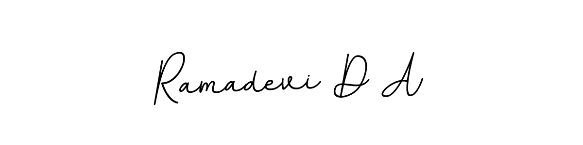 Also we have Ramadevi D A name is the best signature style. Create professional handwritten signature collection using BallpointsItalic-DORy9 autograph style. Ramadevi D A signature style 11 images and pictures png