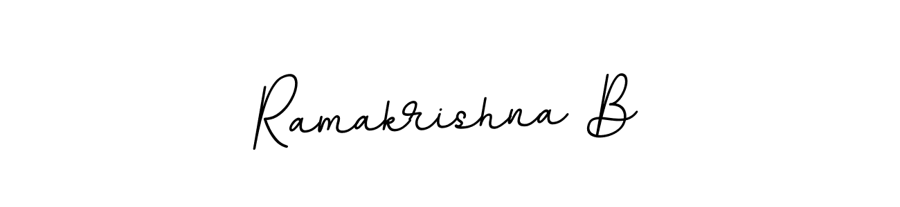 The best way (BallpointsItalic-DORy9) to make a short signature is to pick only two or three words in your name. The name Ramakrishna B include a total of six letters. For converting this name. Ramakrishna B signature style 11 images and pictures png