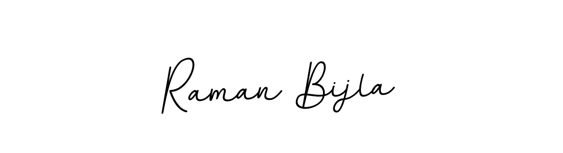 Use a signature maker to create a handwritten signature online. With this signature software, you can design (BallpointsItalic-DORy9) your own signature for name Raman Bijla. Raman Bijla signature style 11 images and pictures png