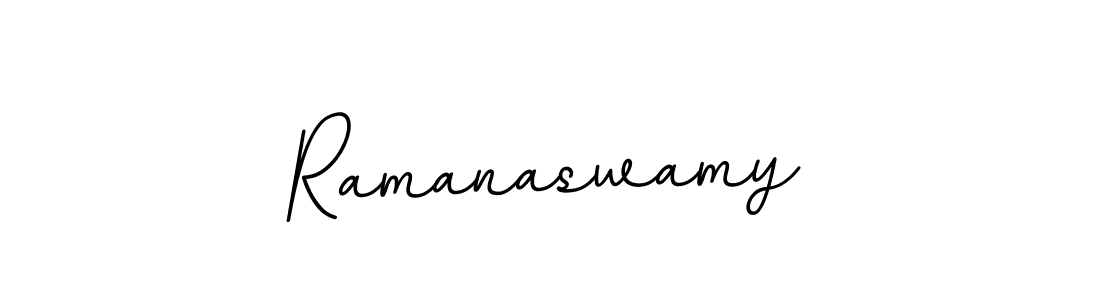 You should practise on your own different ways (BallpointsItalic-DORy9) to write your name (Ramanaswamy) in signature. don't let someone else do it for you. Ramanaswamy signature style 11 images and pictures png