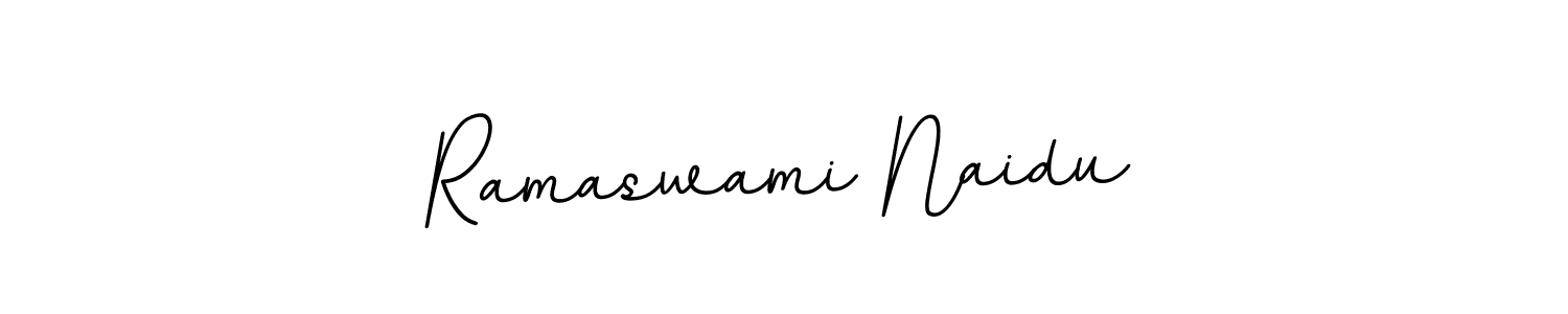 Make a beautiful signature design for name Ramaswami Naidu. With this signature (BallpointsItalic-DORy9) style, you can create a handwritten signature for free. Ramaswami Naidu signature style 11 images and pictures png