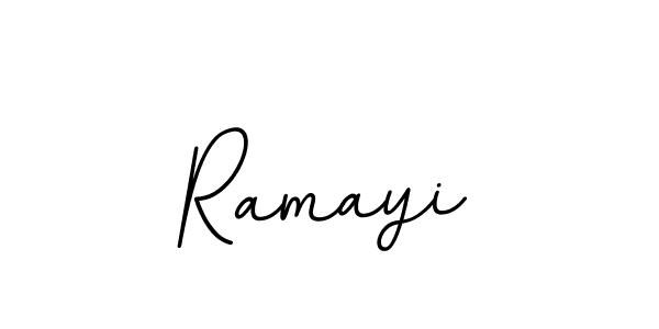 How to make Ramayi name signature. Use BallpointsItalic-DORy9 style for creating short signs online. This is the latest handwritten sign. Ramayi signature style 11 images and pictures png