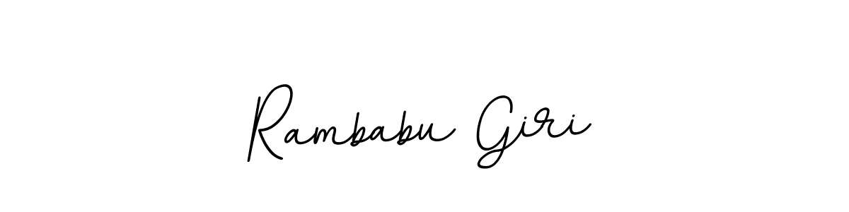 Rambabu Giri stylish signature style. Best Handwritten Sign (BallpointsItalic-DORy9) for my name. Handwritten Signature Collection Ideas for my name Rambabu Giri. Rambabu Giri signature style 11 images and pictures png