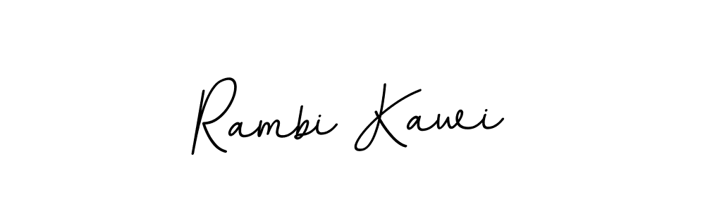 Similarly BallpointsItalic-DORy9 is the best handwritten signature design. Signature creator online .You can use it as an online autograph creator for name Rambi Kawi. Rambi Kawi signature style 11 images and pictures png
