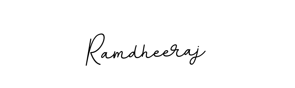 How to make Ramdheeraj signature? BallpointsItalic-DORy9 is a professional autograph style. Create handwritten signature for Ramdheeraj name. Ramdheeraj signature style 11 images and pictures png