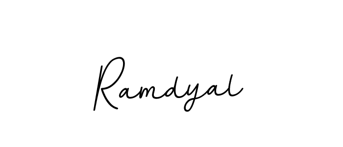 You should practise on your own different ways (BallpointsItalic-DORy9) to write your name (Ramdyal) in signature. don't let someone else do it for you. Ramdyal signature style 11 images and pictures png