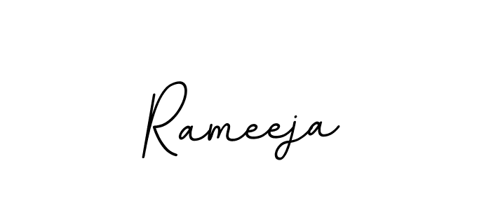 Rameeja stylish signature style. Best Handwritten Sign (BallpointsItalic-DORy9) for my name. Handwritten Signature Collection Ideas for my name Rameeja. Rameeja signature style 11 images and pictures png
