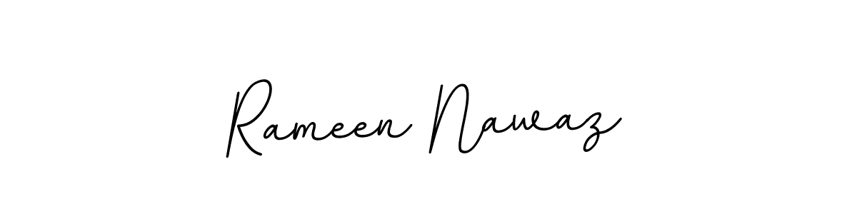 Rameen Nawaz stylish signature style. Best Handwritten Sign (BallpointsItalic-DORy9) for my name. Handwritten Signature Collection Ideas for my name Rameen Nawaz. Rameen Nawaz signature style 11 images and pictures png