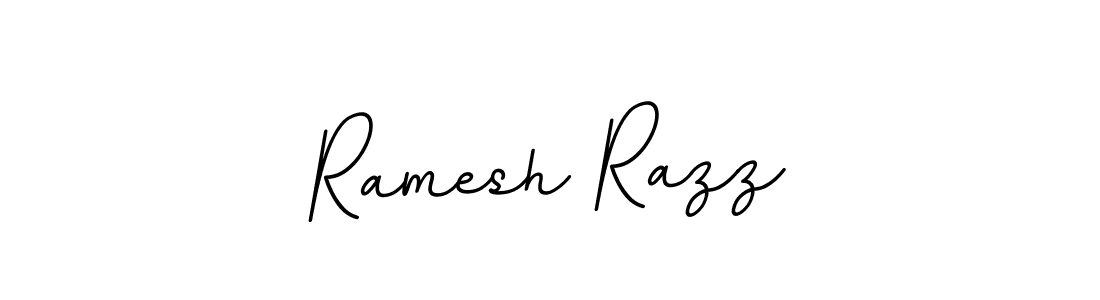 The best way (BallpointsItalic-DORy9) to make a short signature is to pick only two or three words in your name. The name Ramesh Razz include a total of six letters. For converting this name. Ramesh Razz signature style 11 images and pictures png