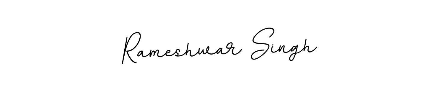BallpointsItalic-DORy9 is a professional signature style that is perfect for those who want to add a touch of class to their signature. It is also a great choice for those who want to make their signature more unique. Get Rameshwar Singh name to fancy signature for free. Rameshwar Singh signature style 11 images and pictures png