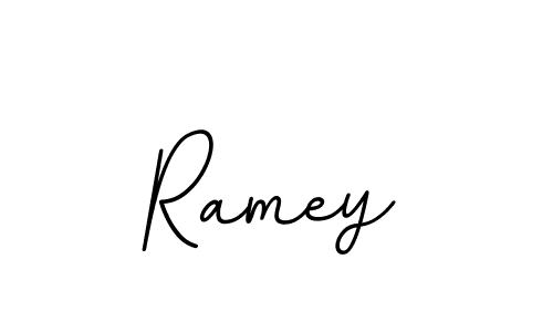 Make a beautiful signature design for name Ramey. With this signature (BallpointsItalic-DORy9) style, you can create a handwritten signature for free. Ramey signature style 11 images and pictures png