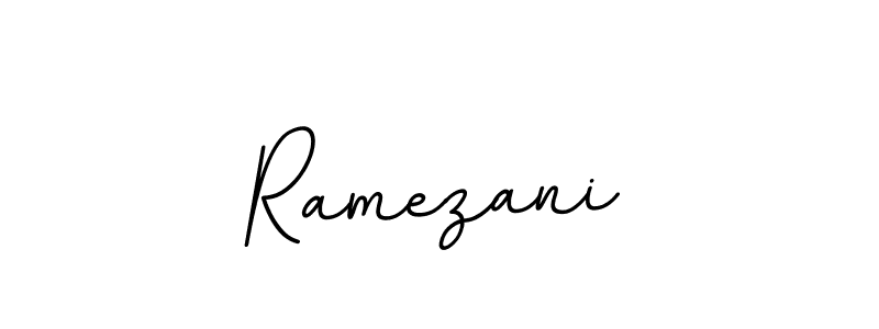 Create a beautiful signature design for name Ramezani. With this signature (BallpointsItalic-DORy9) fonts, you can make a handwritten signature for free. Ramezani signature style 11 images and pictures png