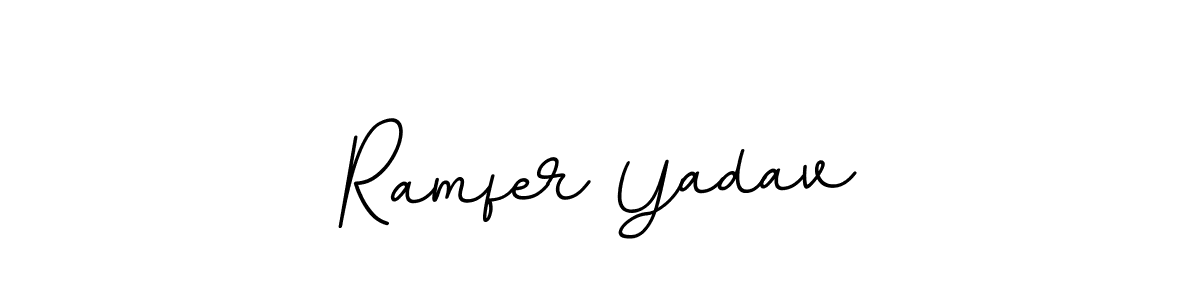 Also You can easily find your signature by using the search form. We will create Ramfer Yadav name handwritten signature images for you free of cost using BallpointsItalic-DORy9 sign style. Ramfer Yadav signature style 11 images and pictures png