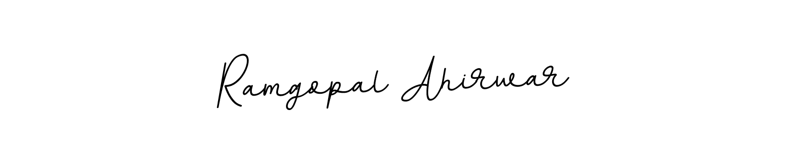 The best way (BallpointsItalic-DORy9) to make a short signature is to pick only two or three words in your name. The name Ramgopal Ahirwar include a total of six letters. For converting this name. Ramgopal Ahirwar signature style 11 images and pictures png