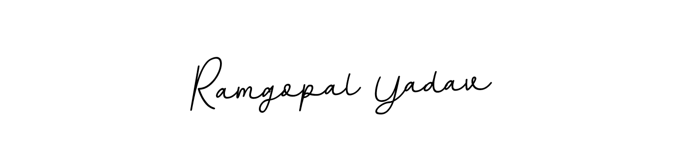 Ramgopal Yadav stylish signature style. Best Handwritten Sign (BallpointsItalic-DORy9) for my name. Handwritten Signature Collection Ideas for my name Ramgopal Yadav. Ramgopal Yadav signature style 11 images and pictures png