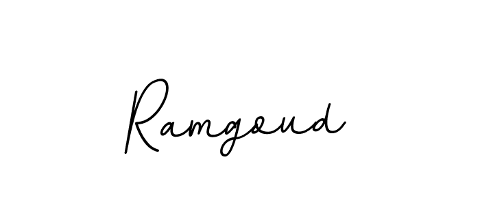 Ramgoud stylish signature style. Best Handwritten Sign (BallpointsItalic-DORy9) for my name. Handwritten Signature Collection Ideas for my name Ramgoud. Ramgoud signature style 11 images and pictures png