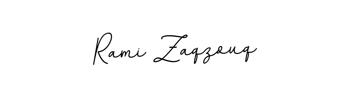 The best way (BallpointsItalic-DORy9) to make a short signature is to pick only two or three words in your name. The name Rami Zaqzouq include a total of six letters. For converting this name. Rami Zaqzouq signature style 11 images and pictures png