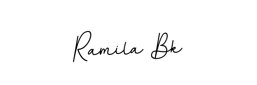 Also we have Ramila Bk name is the best signature style. Create professional handwritten signature collection using BallpointsItalic-DORy9 autograph style. Ramila Bk signature style 11 images and pictures png